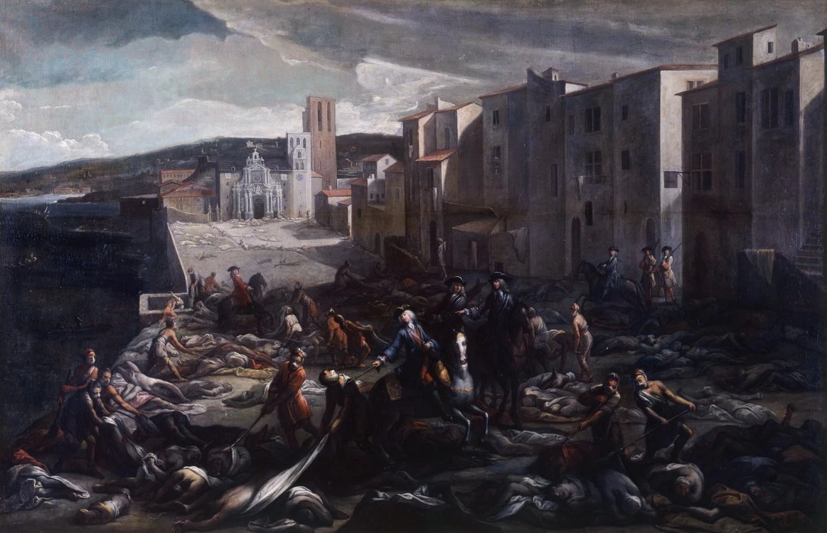 Il Cavaliere Roze svela la Tourette all'apice della peste, VIII secolo